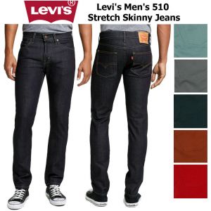 בלאק פריידי ישראל - מבצעים לכל השנה בגדי גברים Levi&#039;s Men&#039;s 510 Stretch Skinny Jeans