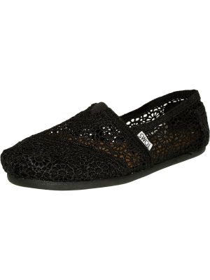בלאק פריידי ישראל - מבצעים לכל השנה נעלי נשים Toms Women&#039;s Alpargata Moroccan Crochet Ankle-High Cotton Slip-On Shoes