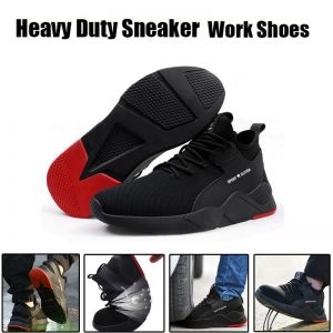 בלאק פריידי ישראל - מבצעים לכל השנה נעלי נשים Heavy Duty Sneaker Work Shoes Men Trainers Anti Slip Soft Breathable Shoes