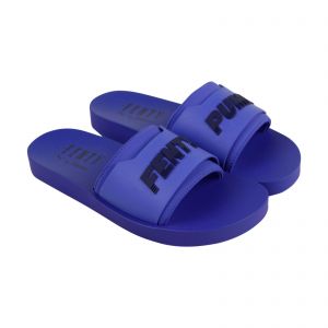 בלאק פריידי ישראל - מבצעים לכל השנה נעלי נשים Puma Womens Fenty by Rihanna Riri Blue Fenty Surf Slide 36774703 Shoes