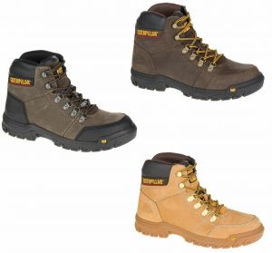 בלאק פריידי ישראל - מבצעים לכל השנה נעלי גברים Caterpillar Men&#039;s Outline Brown Honey Gray Work Boot Steel/ Soft Toe