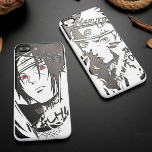 בלאק פריידי ישראל - מבצעים לכל השנה הכל עד 10 דולר Cool Black Naruto Sasuke Kakashi Soft Phone Case For iPhone X 6S 7 8 Plus Xs Max